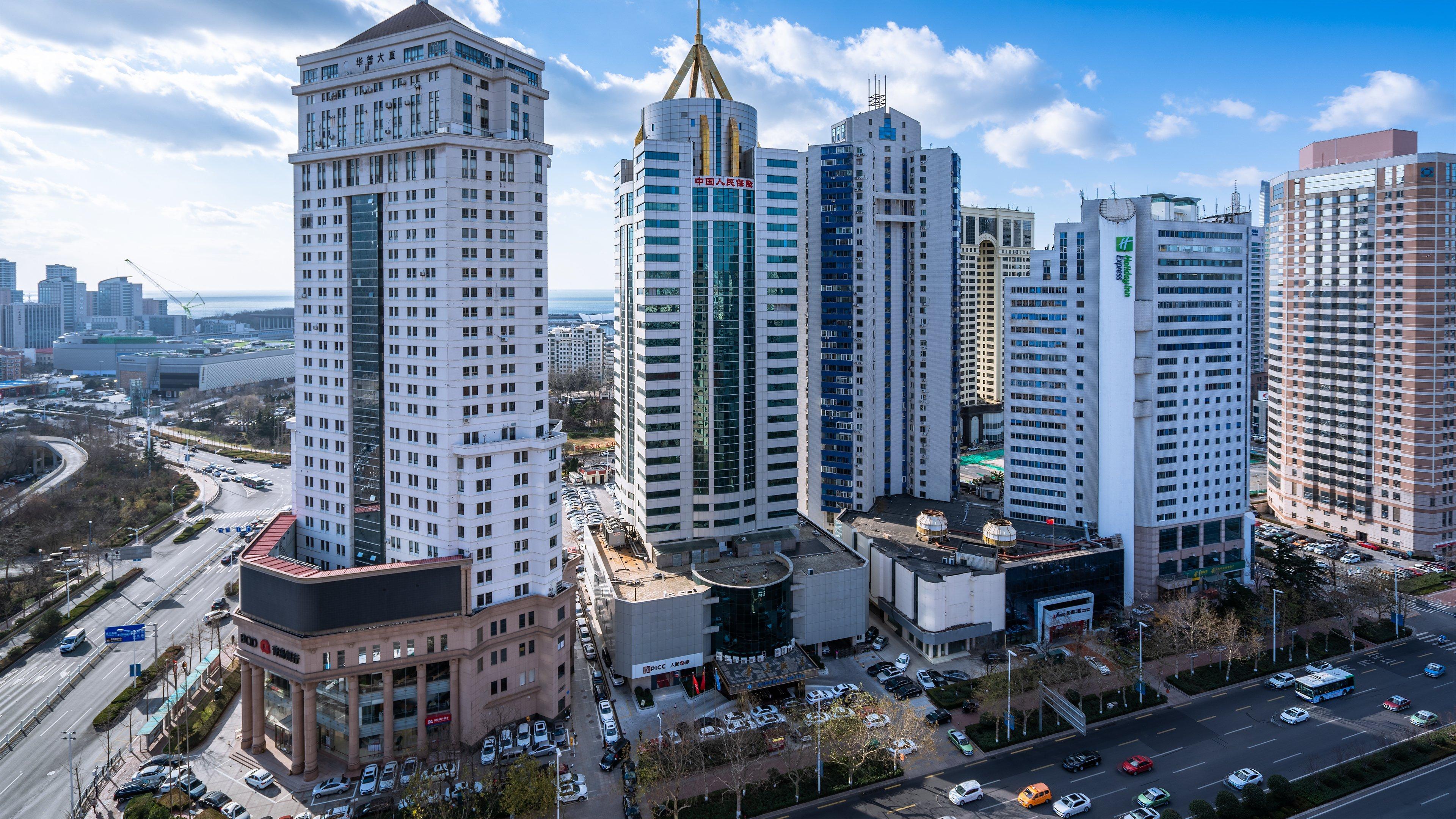 Holiday Inn Express Qingdao City Center By Ihg Kültér fotó